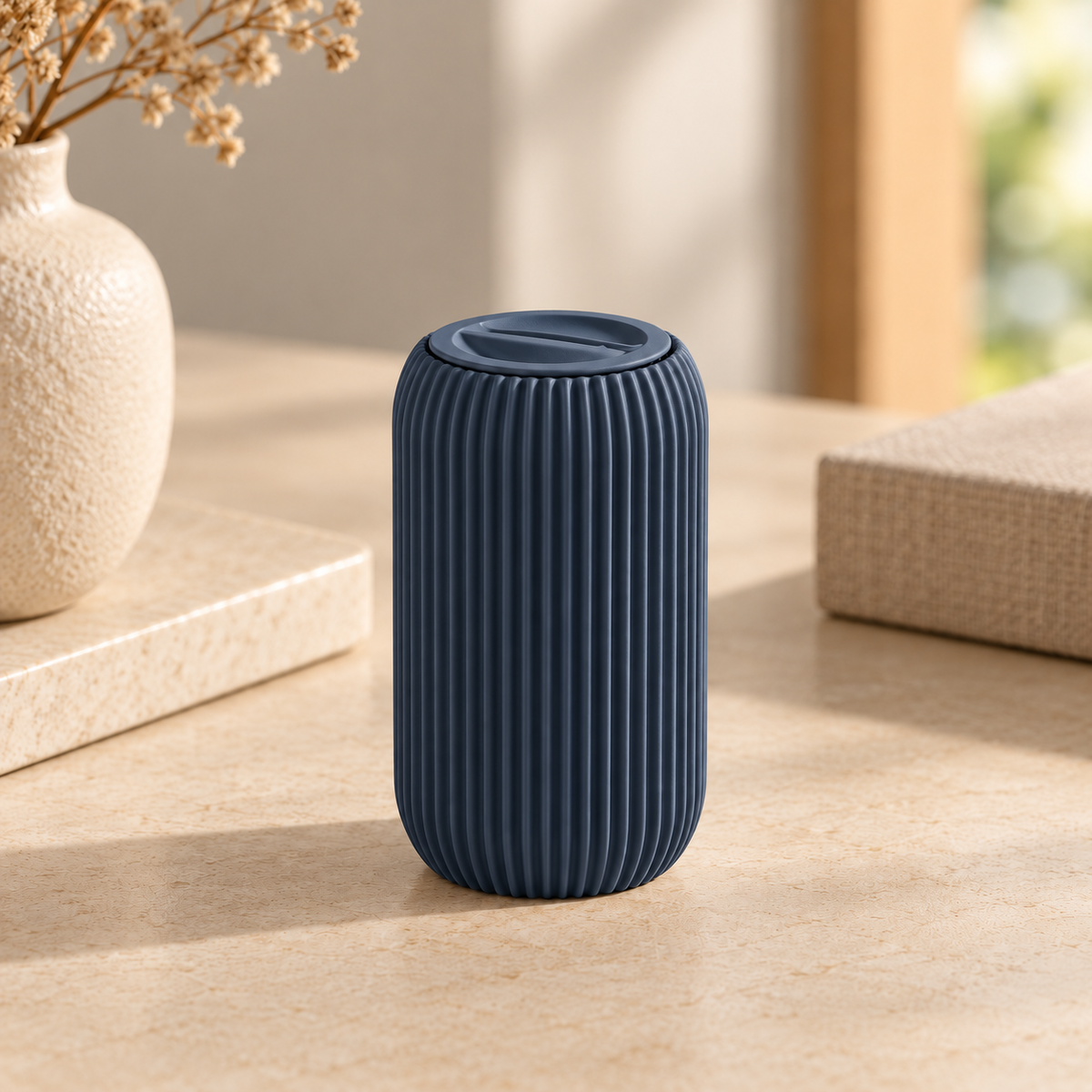 Dispensador de Palitos LINO em Azul Navy