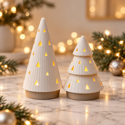 Árvore Iluminada de Natal ORIVA LUME nas variantes Cónica e Camadas
