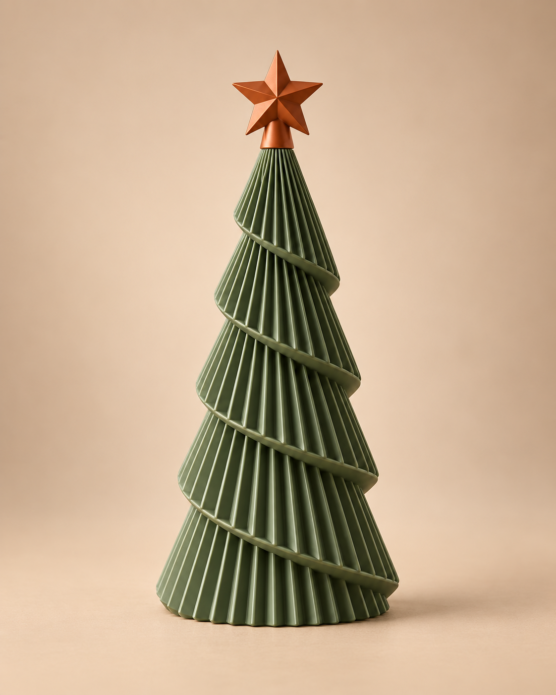 Árvore Decorativa de Natal ORIVA NIVA em fundo neutro