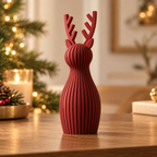 Rena Decorativa de Natal ORIVA RENA em Vermelho Fosco