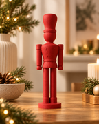 Soldado Decorativo de Natal ORIVA TINO na cor Vermelho Mate